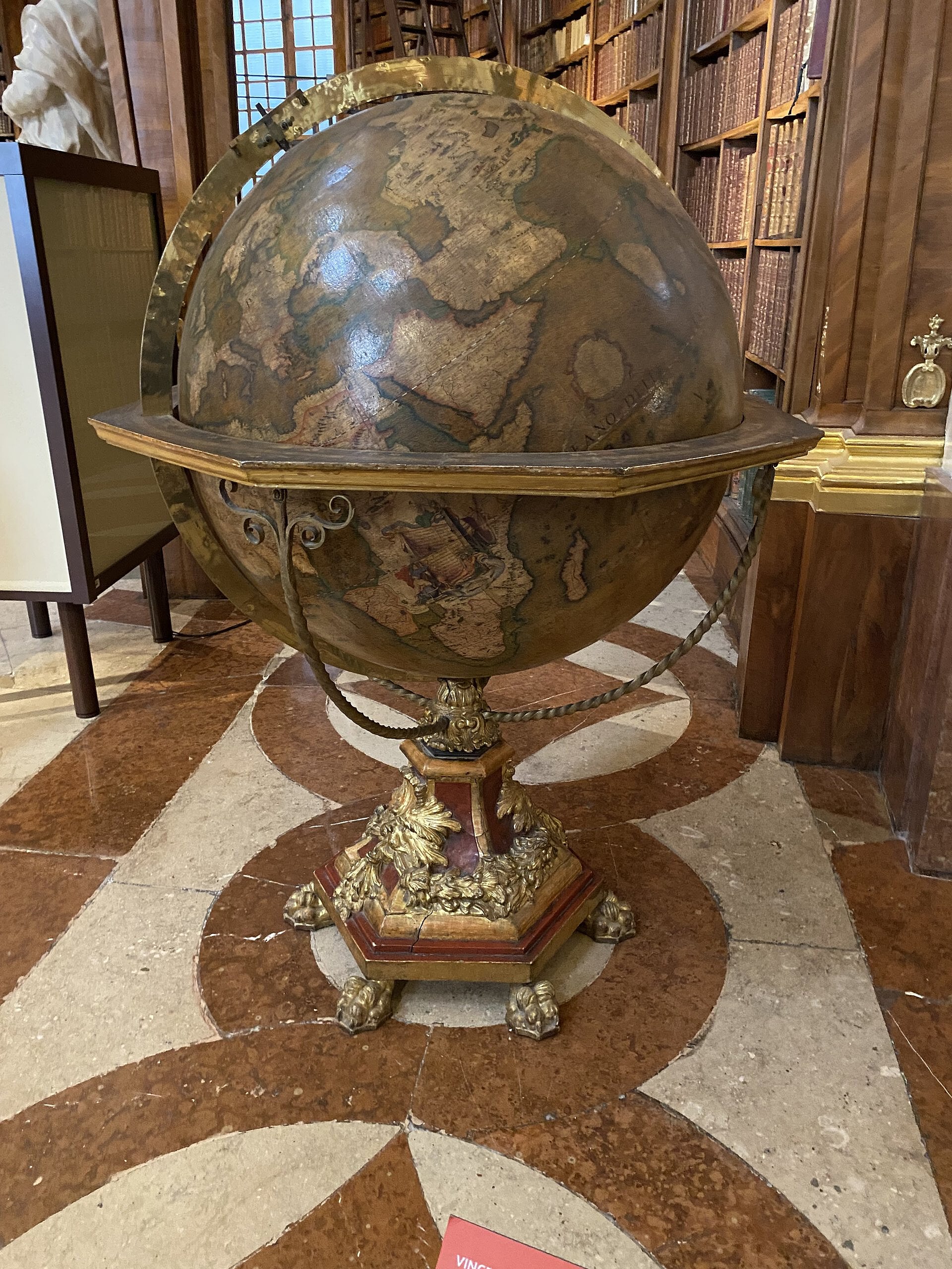 Meridian illuminated floor globe